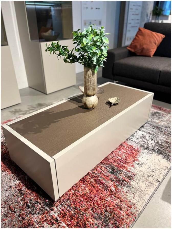 Hülsta - Couchtische  CT 180 Lack Seidengrau Bronze - 4