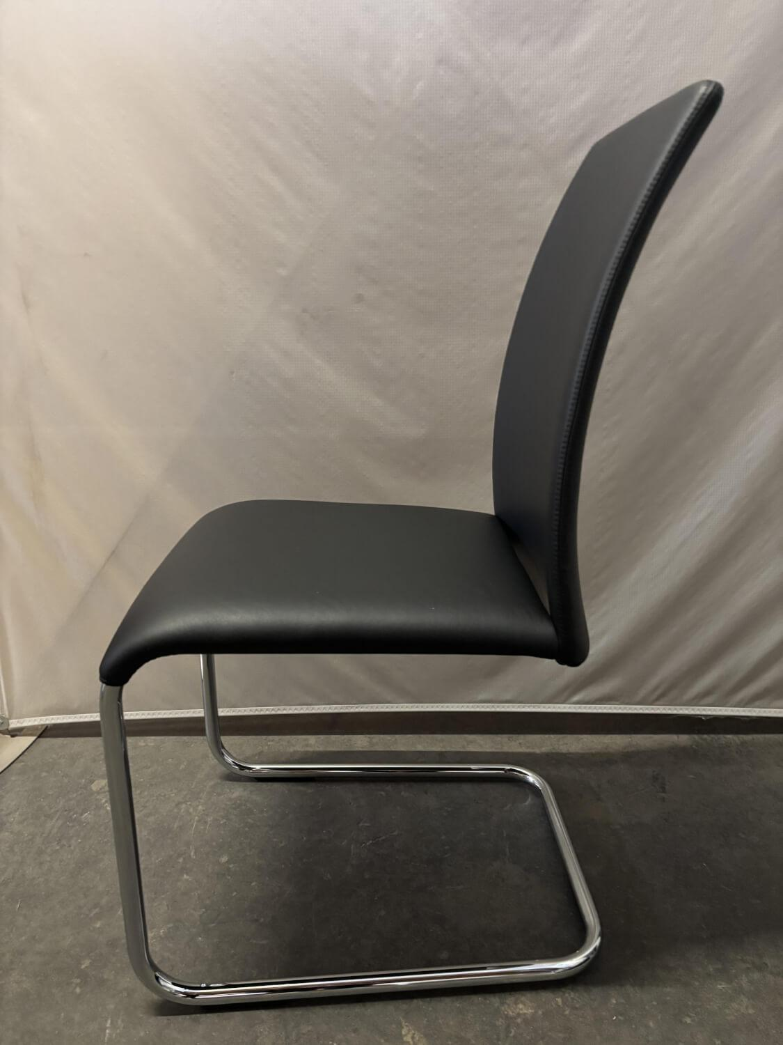 Draenert - Stuhl Luma 2063 Bezug Leder I 89001 Gestell Stahlrohr - 5