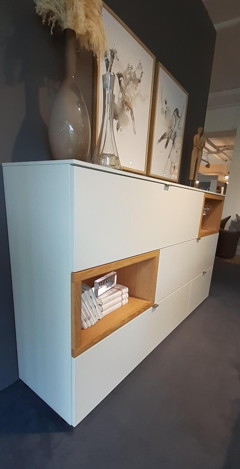 Venjakob - Sideboard Andiamo Lack Weiß Matt Wildeiche Hell Geölt - 5