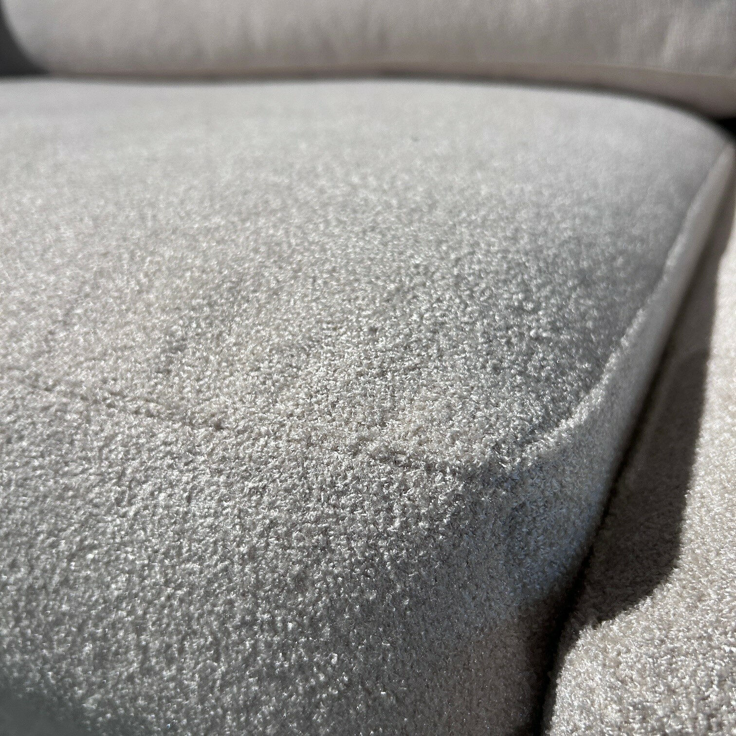 Bielefelder Werkstätten - Ecksofa Inspiration Stoff 1794 171 Greige Rahmen Holz Perlmausgrau Lackiert Inklusive Kissen - 2