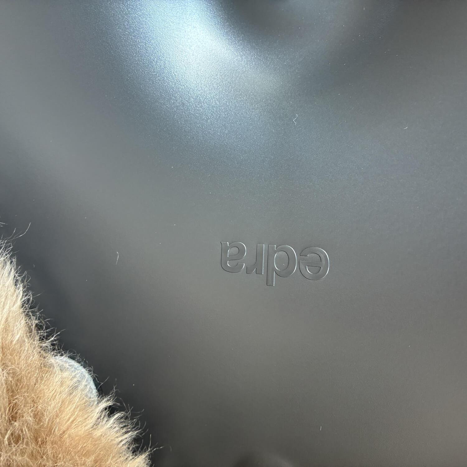 Edra - Couchtisch Diamante Platte Polycarbonat Glasgrün Sockel Metall - 4