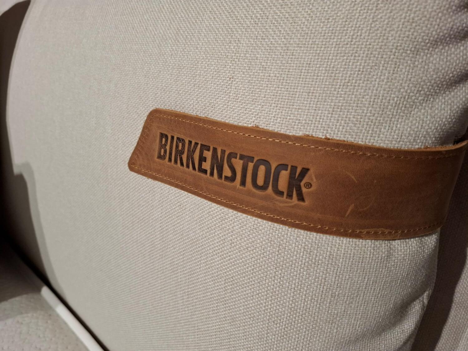 Birkenstock - Boxspringbett Montreal Stoff S TBB1 08 Beige Holzfuß H821 Eiche 400 Geölt Inklusive Matratze - 2