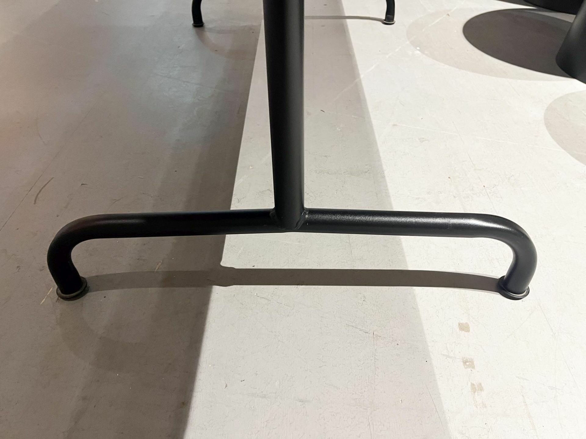 Schaffner - Tisch Rigi Platte Stahlblech Schwarz Gestell Metall Schwarz Pulverbeschichtet - 3