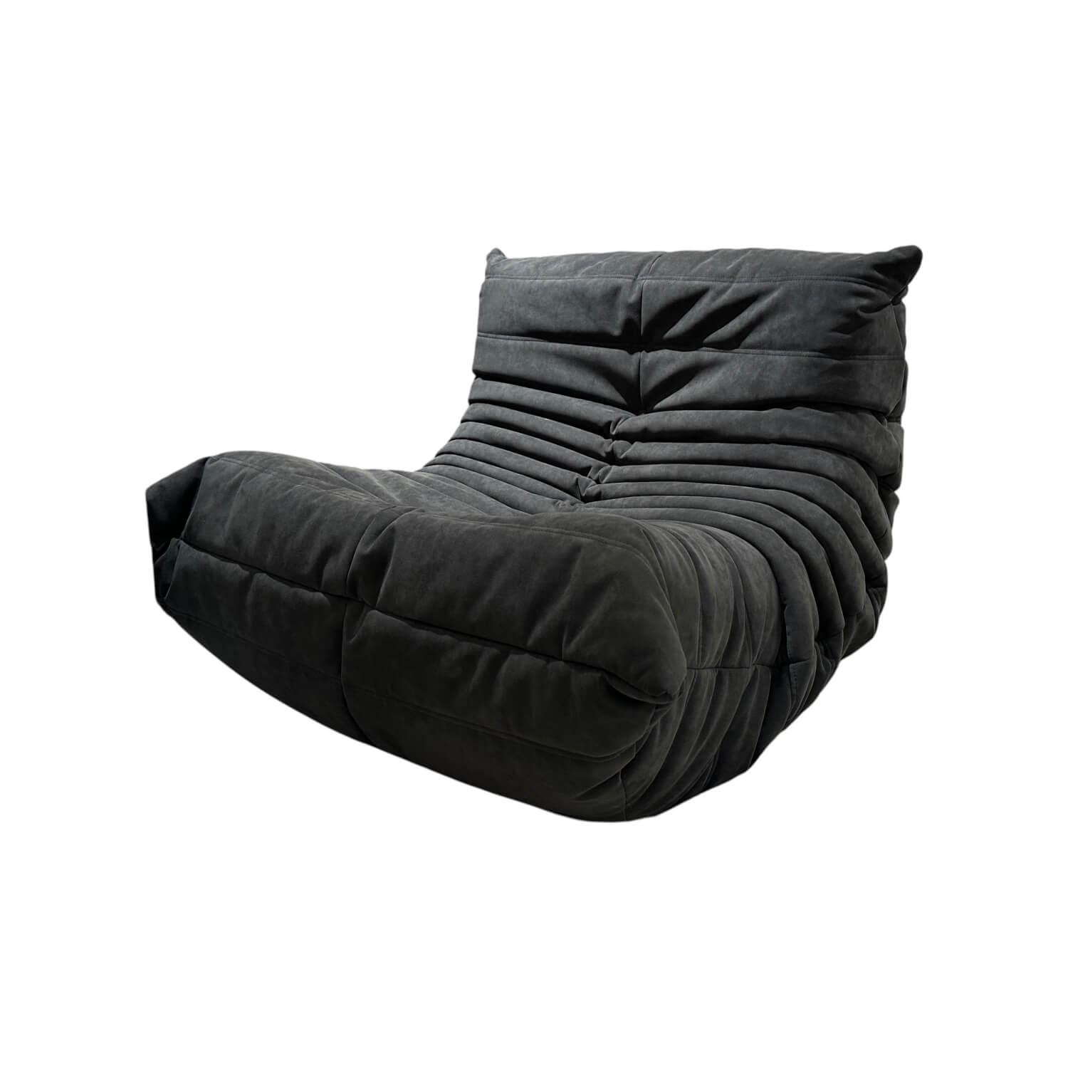 Ligne Roset - Sessel Togo Stoff S Alcantara Anthrazit - 1