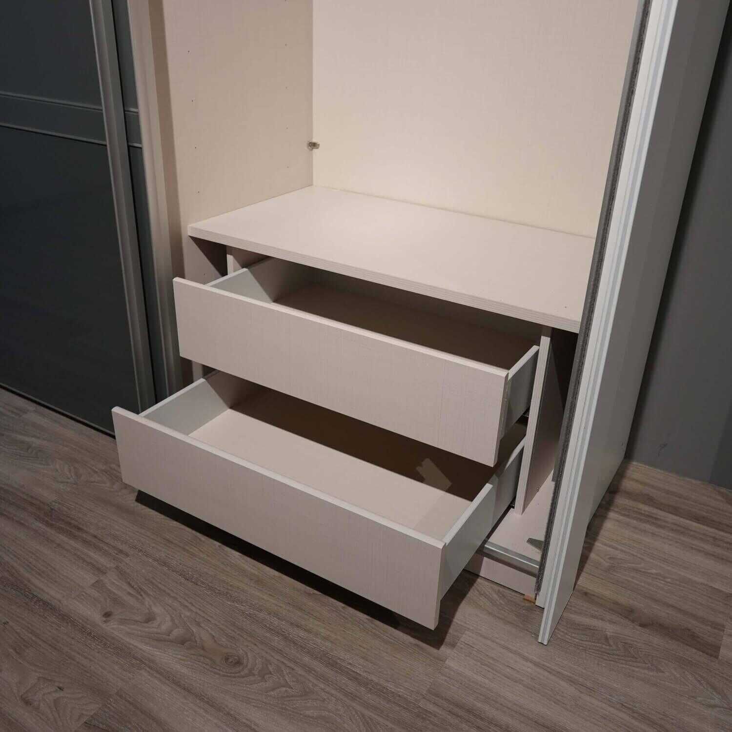 Staud - Schrank Sonate Cento Vulkanglas Matt Korpus Weiß - 6