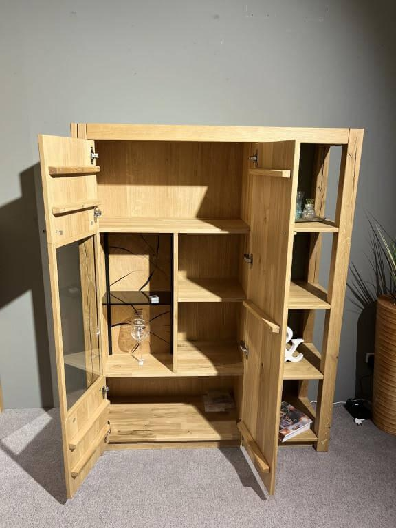 Wöstmann - Highboard WM 1830 Kerneiche Rückwand Hirnholz Akzent Inklusive Beleuchtung - 4