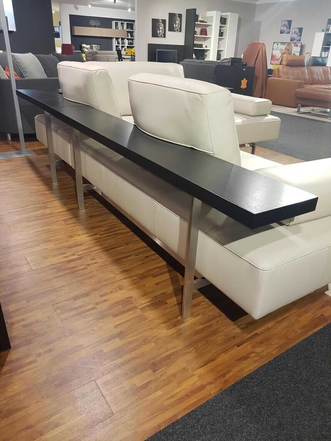 Rolf Benz - Ecksofa Dono Nappaleder Grau Beige Sonderedition - 10
