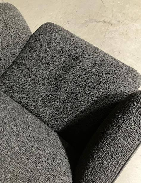 Jori - Relaxsessel Cosy Ghost Mono-Move Medium Stoff Lamm C0100 (F1b) Dunkelgrau Schwarz Sternfuß Metall Schwarz Pulverbeschichtet - 3