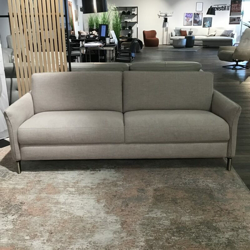 Rom - Sofa Adora Sofa Adora Stoff Escana Naturel Beige Füße Metall Gebürstet - 4