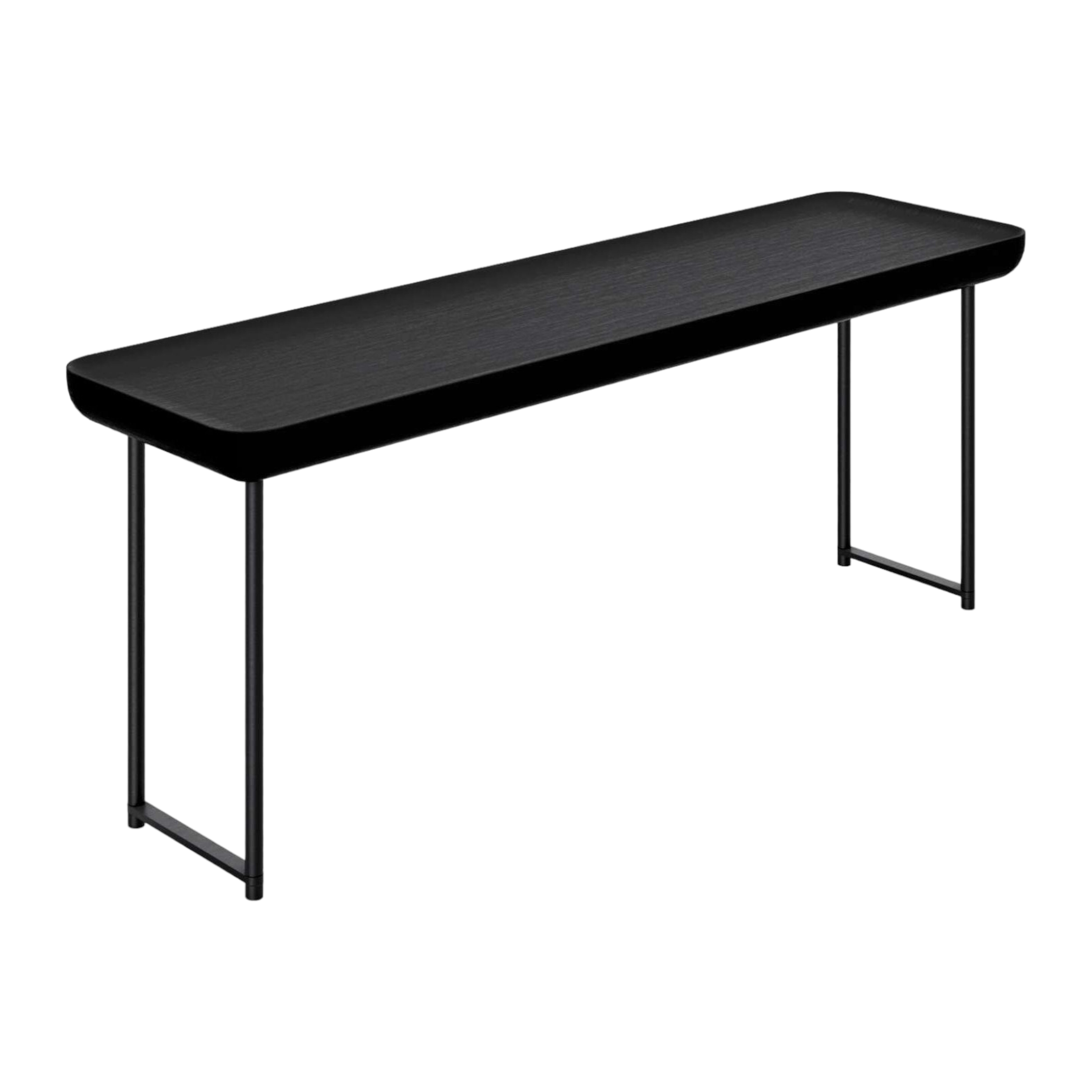 Tisch Torei Esche Schwarz Gebeizt 80x22x31