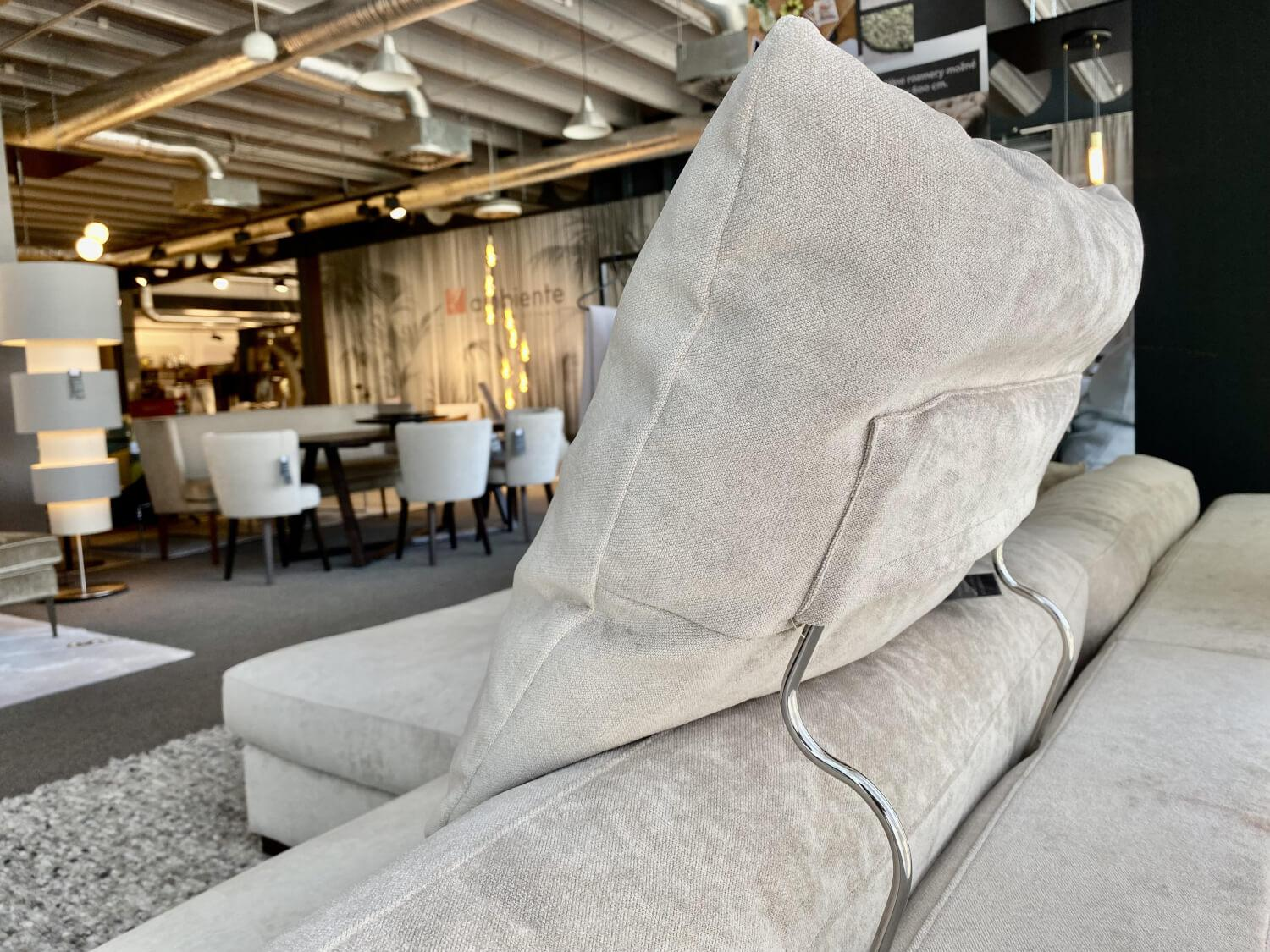 Bielefelder Werkstätten - Ecksofa Inspiration Stoff Carson Cream Velvet 1 1336 071 Ohne Couchtisch - 5