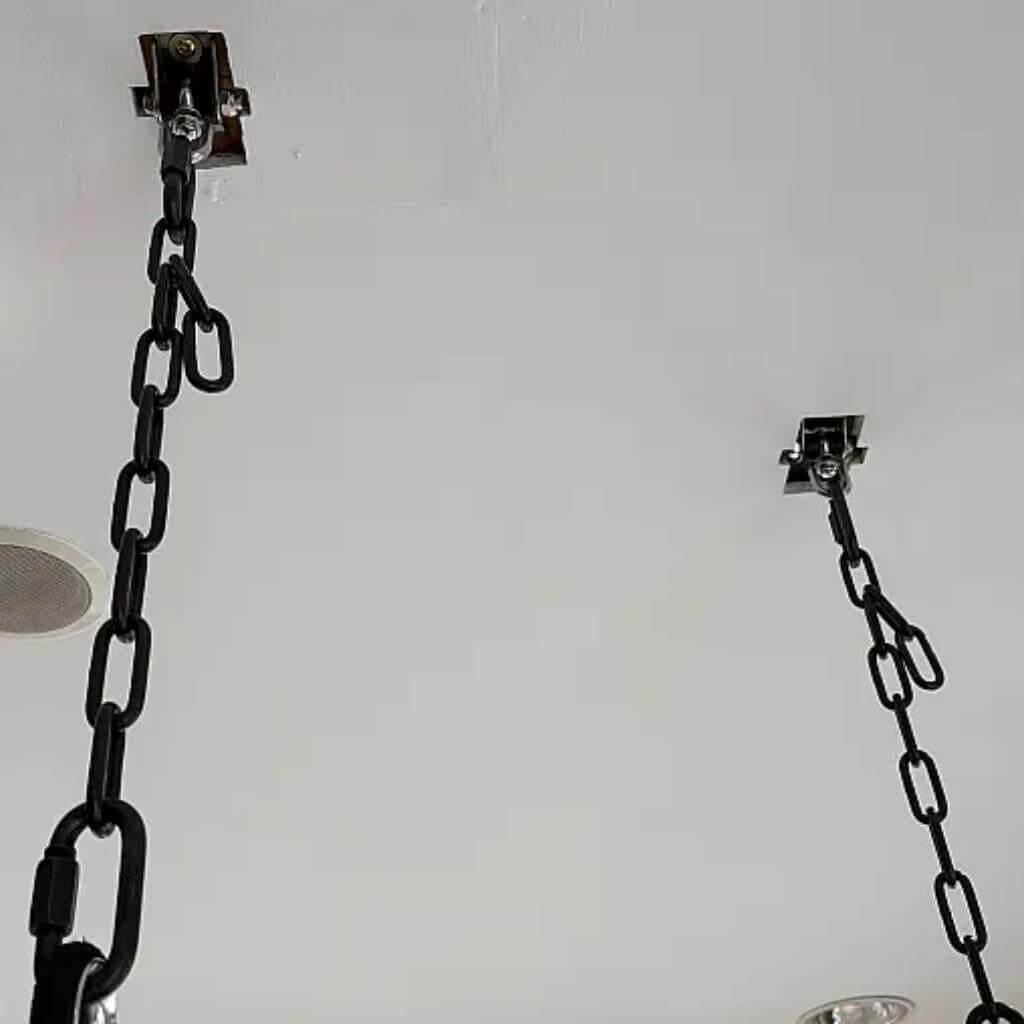 Freifrau - Schaukelsessel Leya Swing Seat Indoor Außen Stoff Gobelin Oasis Pfaumotiv Innen Leder Adora Ebony 95001 Schwarz - 6