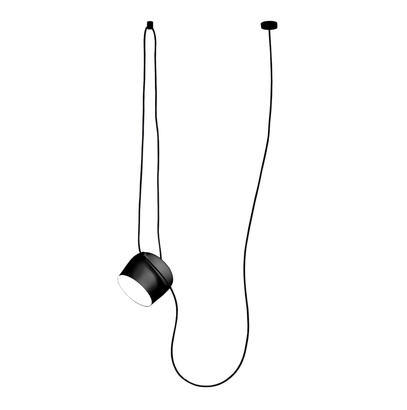 Flos - Pendelleuchte Aim Small ABS Aluminium Schwarz Lackiert - 1