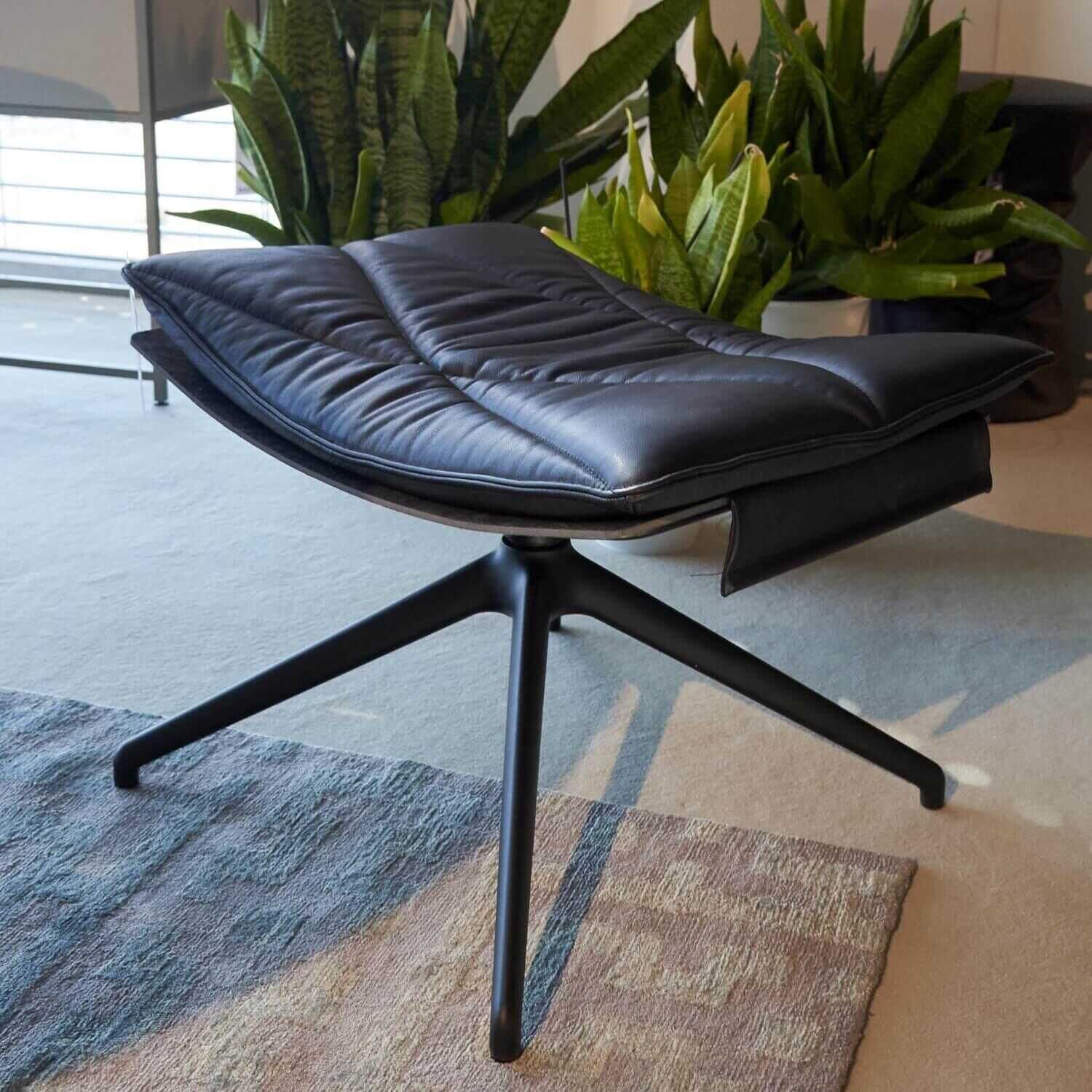kff-lounge-sessel-nest-pure-leder-anthrazit-mit-hocker-c7a8a69d3febhZYNL6WKYIlD5 KFF - Lounge Sessel Nest Pure Leder Anthrazit mit Hocker - 12