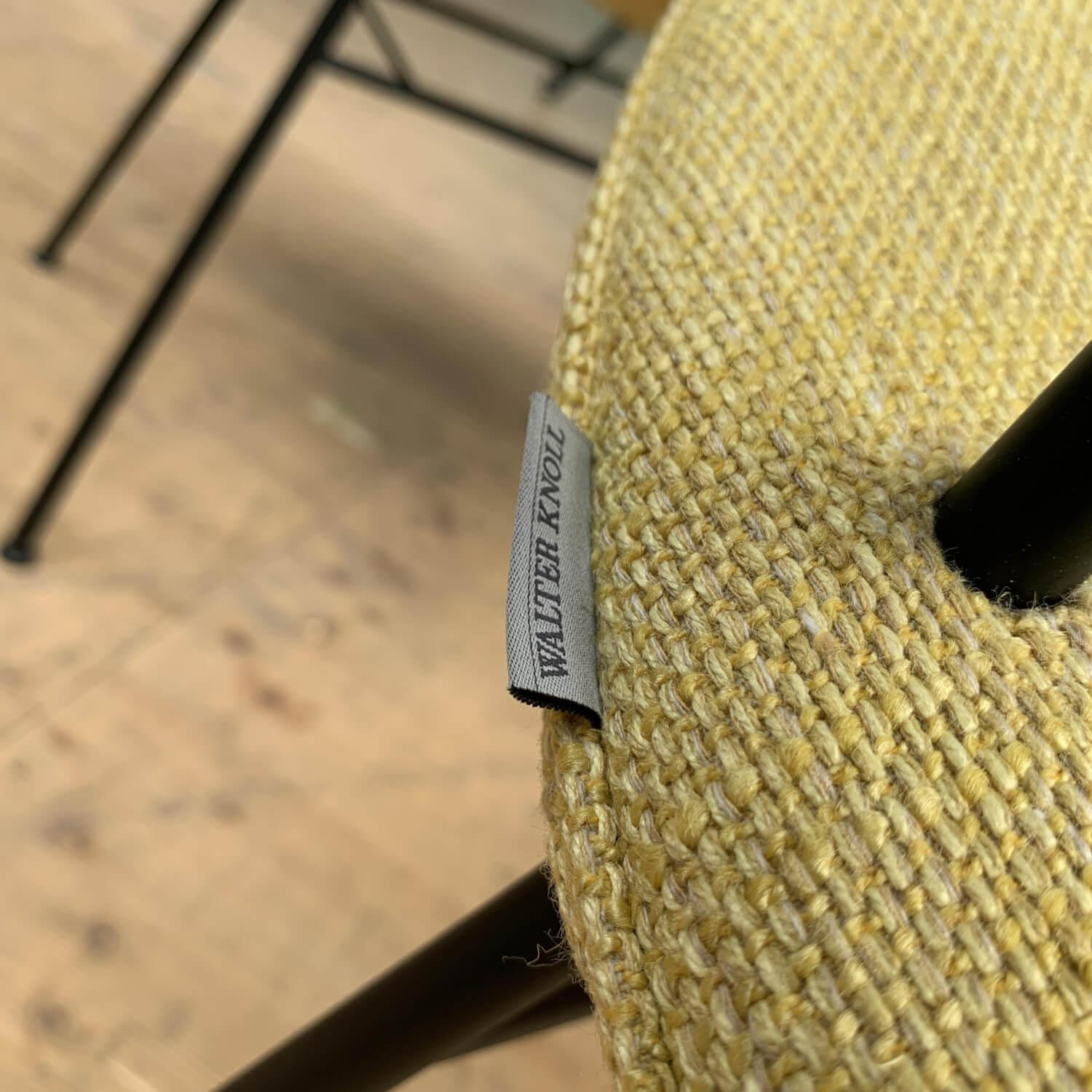 Walter Knoll - 4er-Set Fishnet Chair Stoff Lucia Loft Gelb Grün Blau Gestell Schwarz - 6