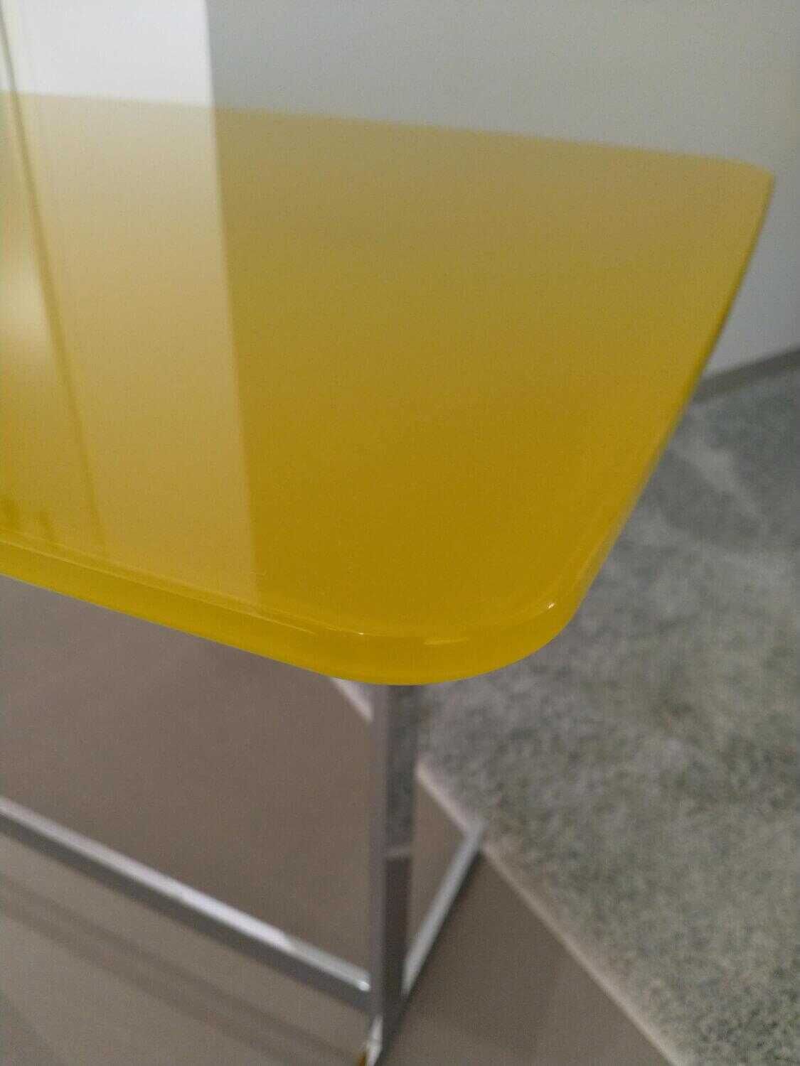 Walter Knoll - Beistelltisch Mason Glas Curry Gestell Verchromt - 3