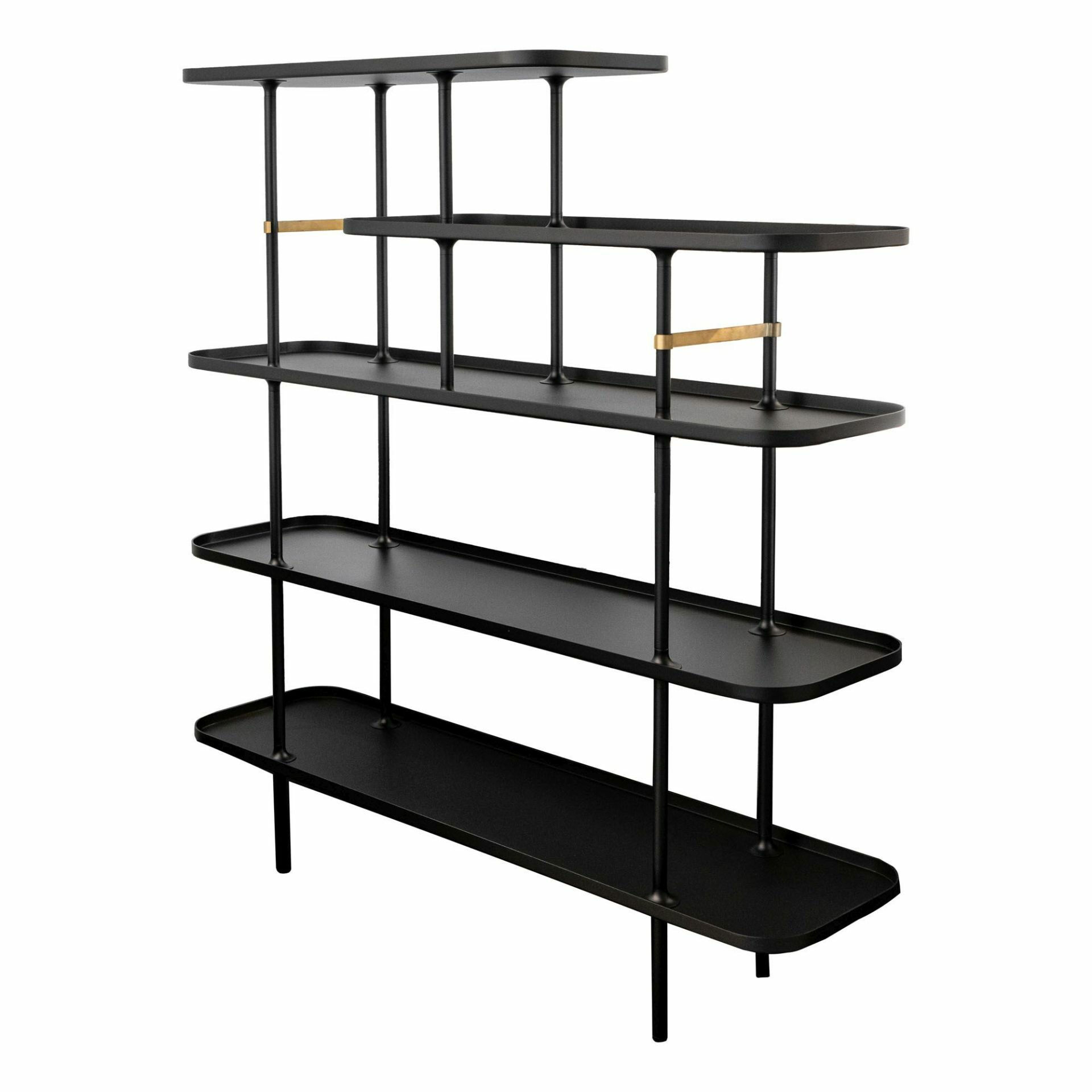 Wendelbo - Regal Slice Tall Gestell Aluminium Stahl Schwarz Pulverbeschichtet - 1