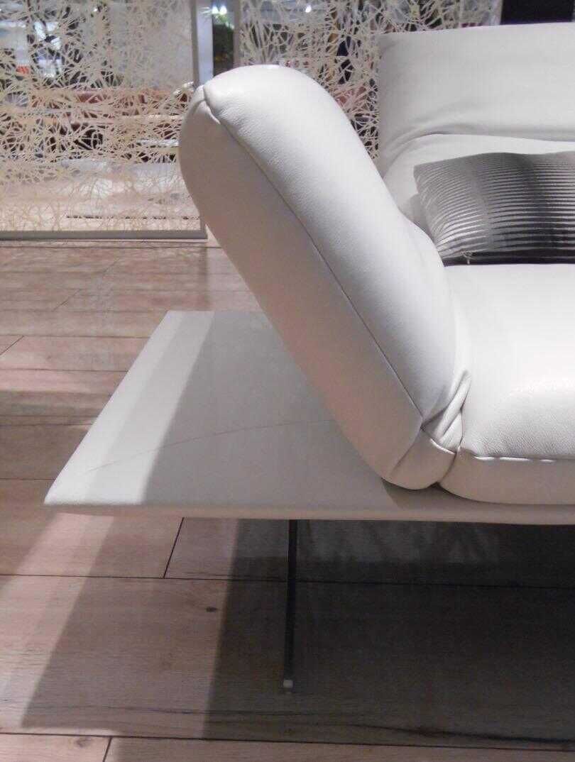 Koinor - Sofa Francis 2,5er Leder Creme Weiß - 8