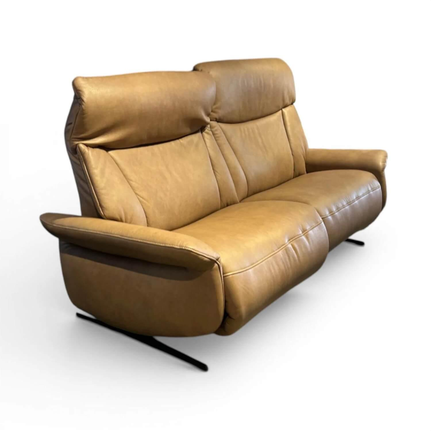 himolla - Sofa 4473 Varia Leder Eleganza Tortuga Füße Metall Schwarz Mit Elektr. Wall-Free-Funktion, Kopfteilverstellung, Nackenverstellung - 6