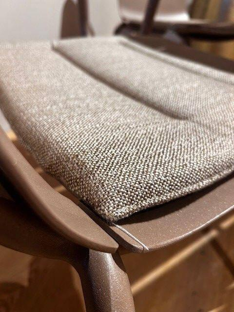 Weishäupl - 4er-Set Stuhl Aluminium Marone Beige mit Tisch Vapio - 3