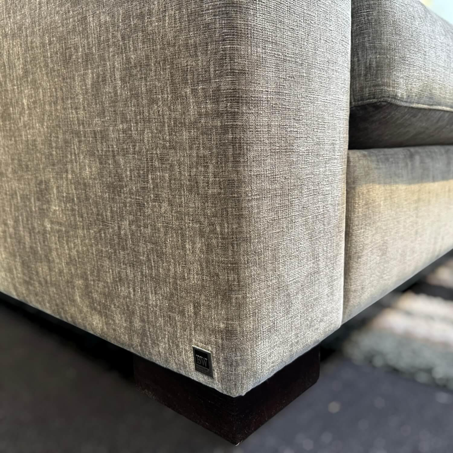 Bielefelder Werkstätten - Sofalandschaft Inspiration Stoff BEN BW1804-323 Beige Braun Holzfuß Standard Schwarz Gebeizt - 7