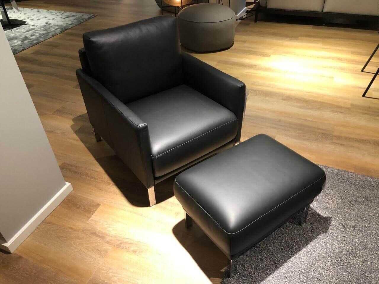 rolf-benz-cara-sessel-cara-leder-40-schwarz-mit-hocker-6808fc30d6e6VaNS7AzW82hDh Rolf Benz - Sessel Cara Leder 40 Schwarz mit Hocker - 2