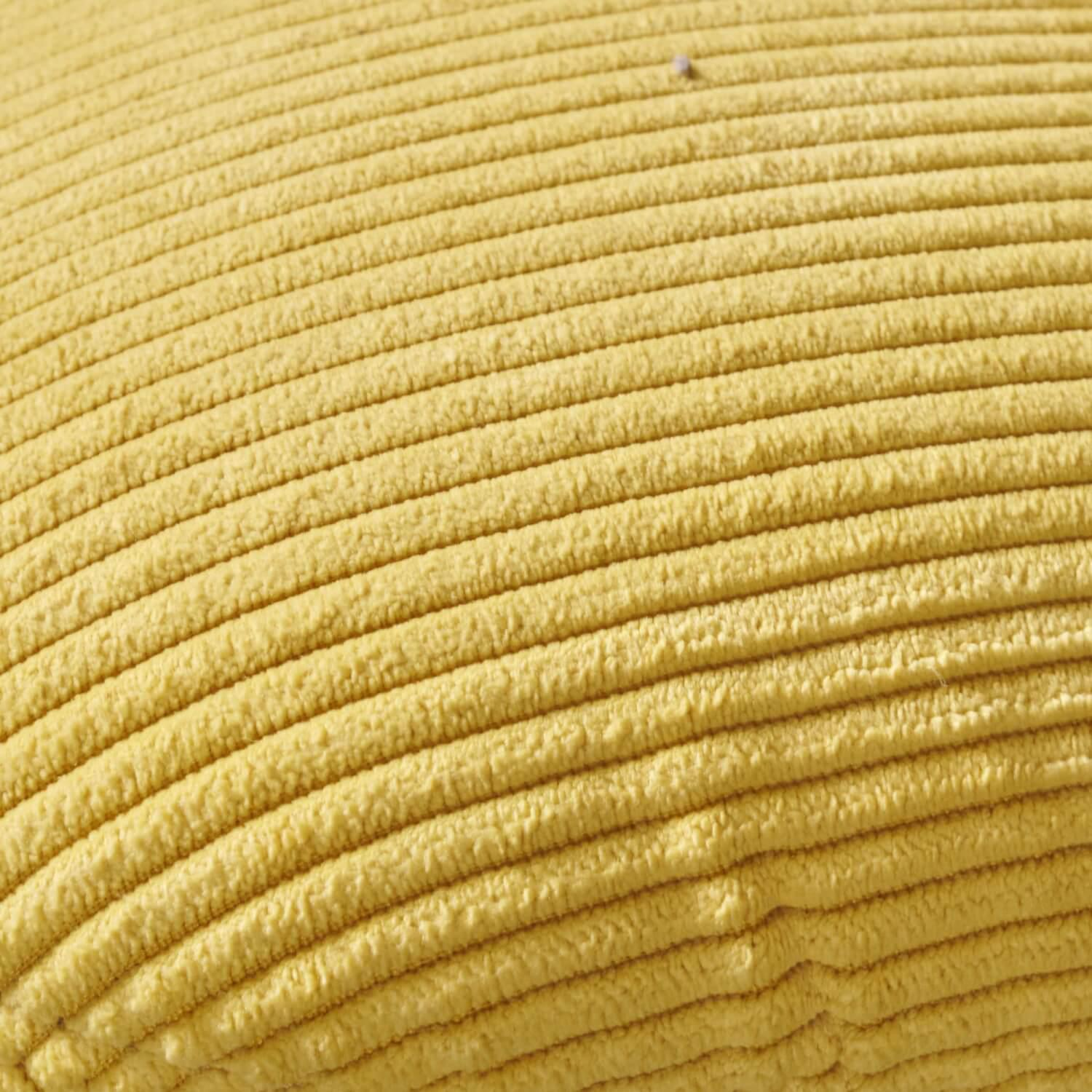 KFF - Sessel Arva Light Lounge Ohne Armlehnen Bezug Stoff Lisboa Farbe 20 Gelb Cord Samt Gestell M23 Struktur Anthrazit - 4