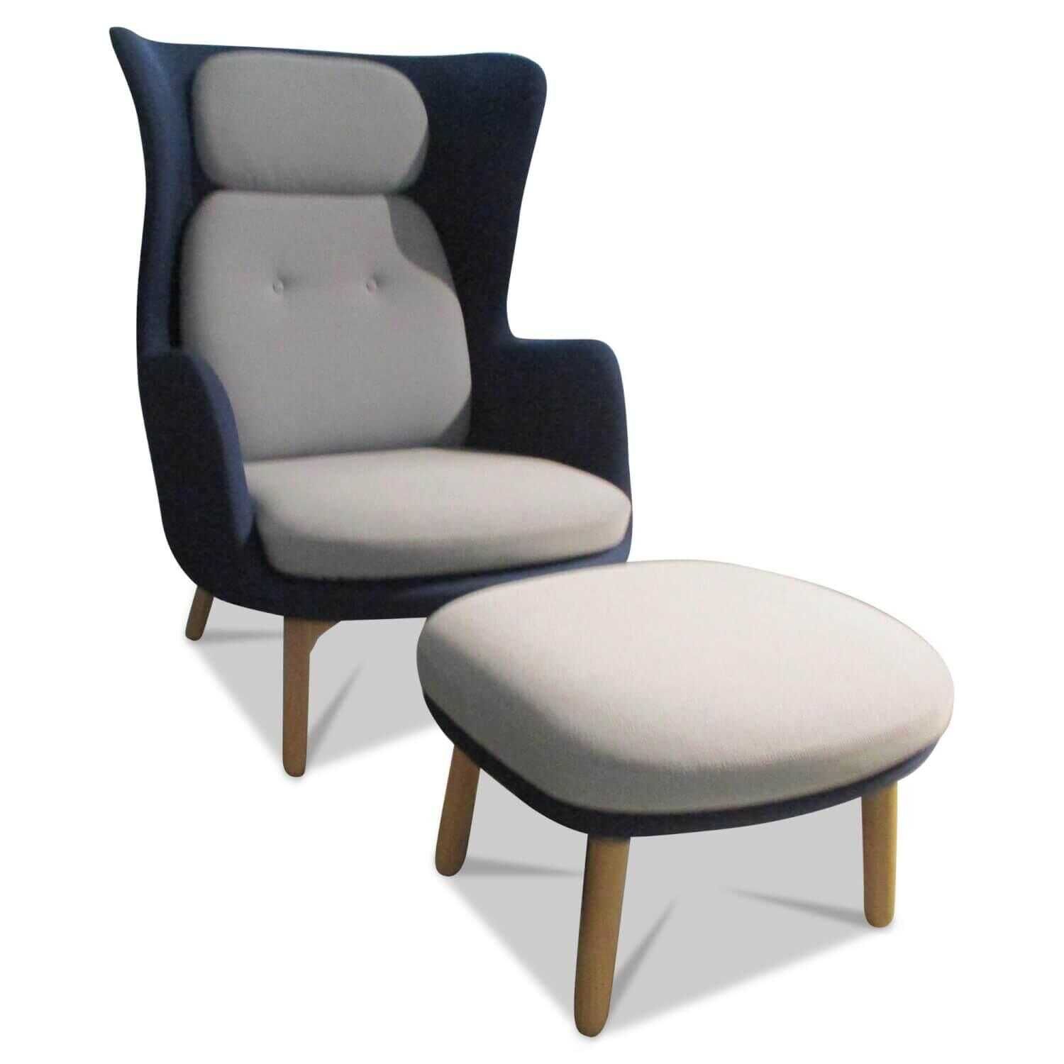 fritz-hansen-sessel-ro-stoff-steelcut-dark-ocean-blue-775-steelcut-trio-pastelblau-713-pg2-mit-hocker-e8ca41dd4b90 Fritz Hansen - Sessel Ro Stoff Steelcut Dark Ocean Blue 775 Steelcut Trio Pastelblau 713 PG2 mit Hocker - 1