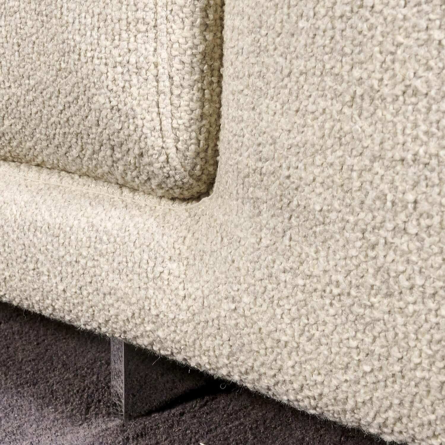 COR - Sofa Moss Bezug Stoff 8207 Muschel Füße Verchromt Mit Kunststoffgleitern - 23