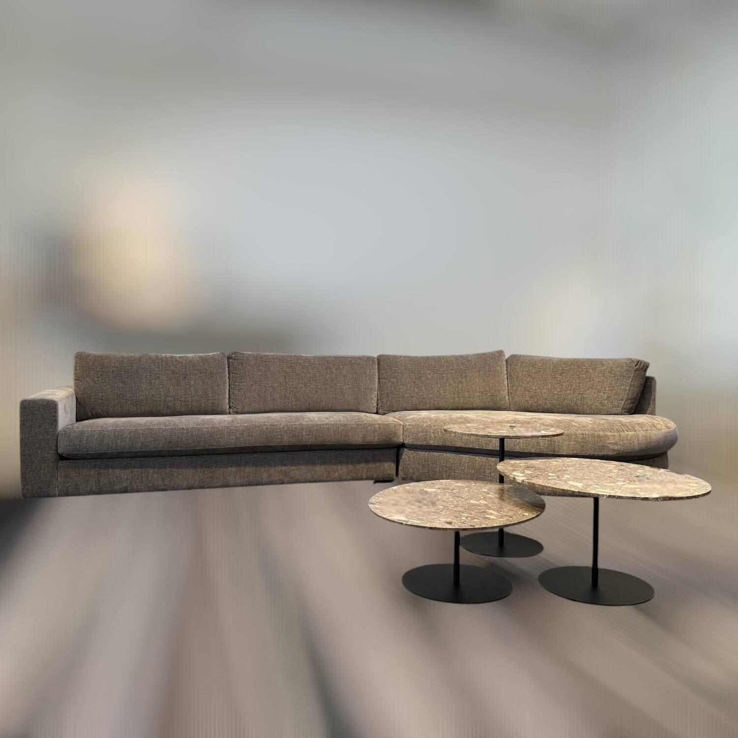 Bielefelder Werkstätten - Sofalandschaft Inspiration Stoff BEN BW1804-323 Beige Braun - 3