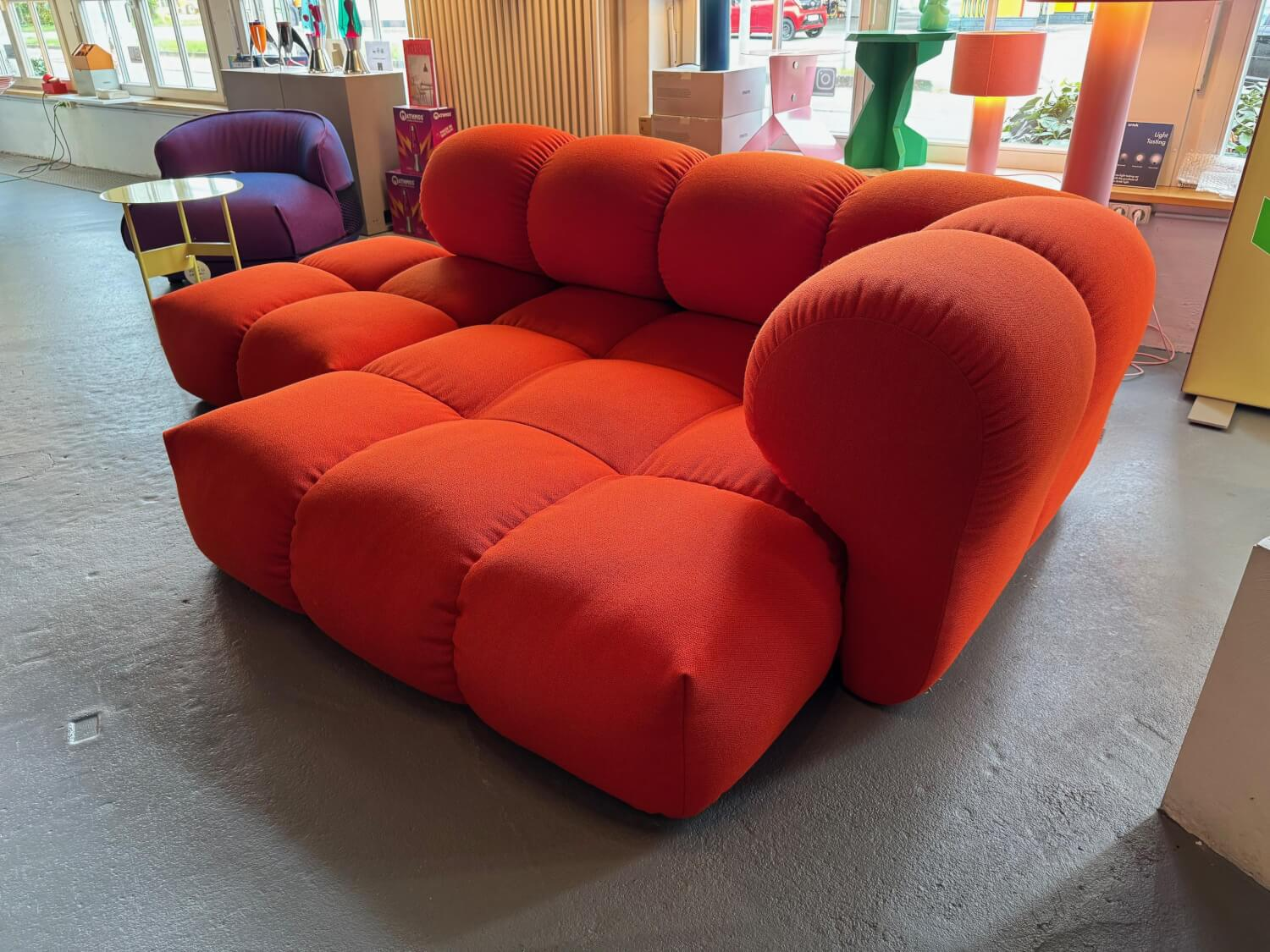 Objekte unserer Tage - Sofa Sander Stoff Kvadrat Vidar 4 0542 Reinornge Grundplatte MDF - 5