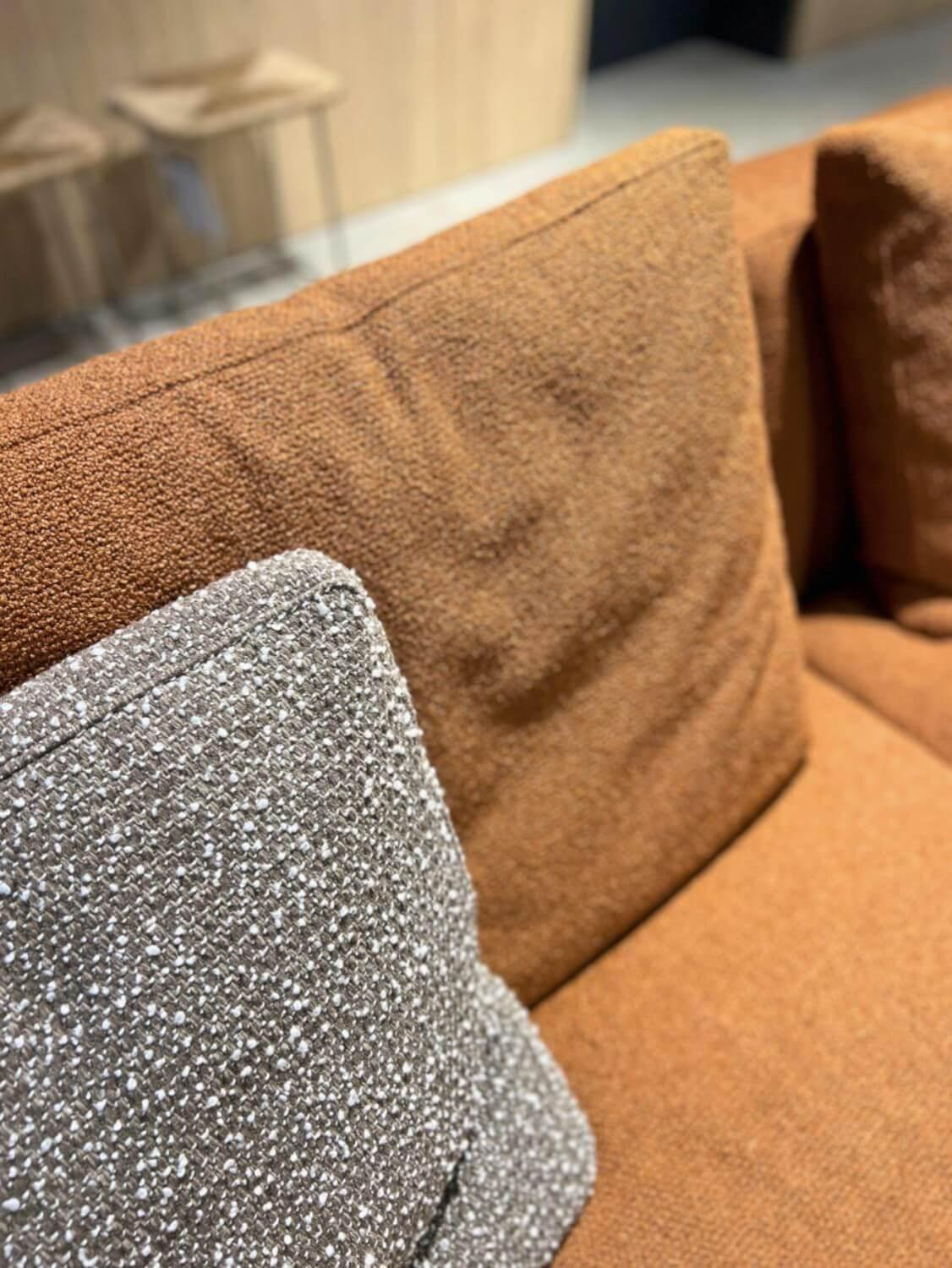 Flexform - Sofa Soft Dream Stoff Elettra Extra N207 Metallgestell Kernleder Bezogen Gestell Metall Satiniert - 2