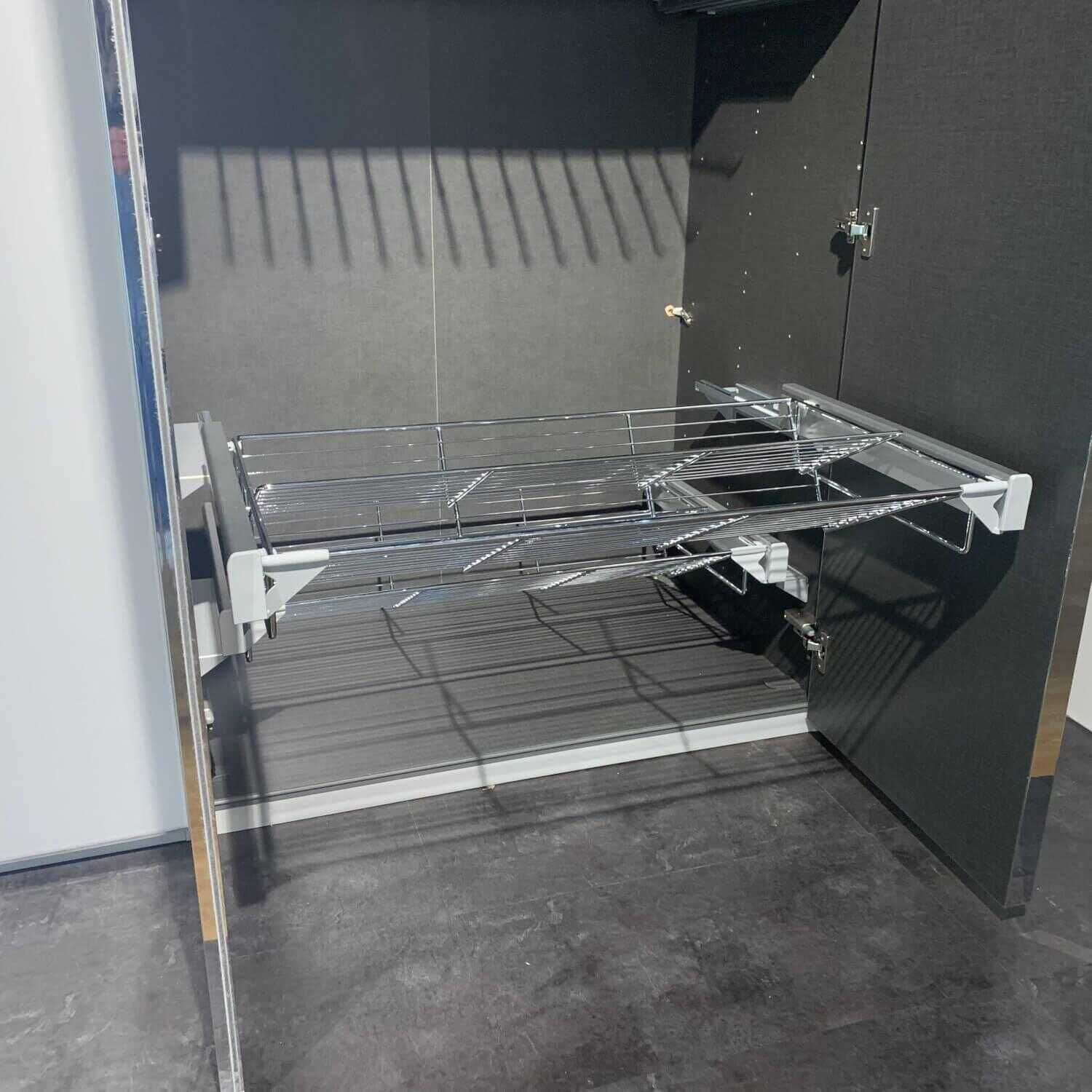 Mondo - Schlafzimmer CombinoPlus Bett Schrank Glas Seidengrau - 15