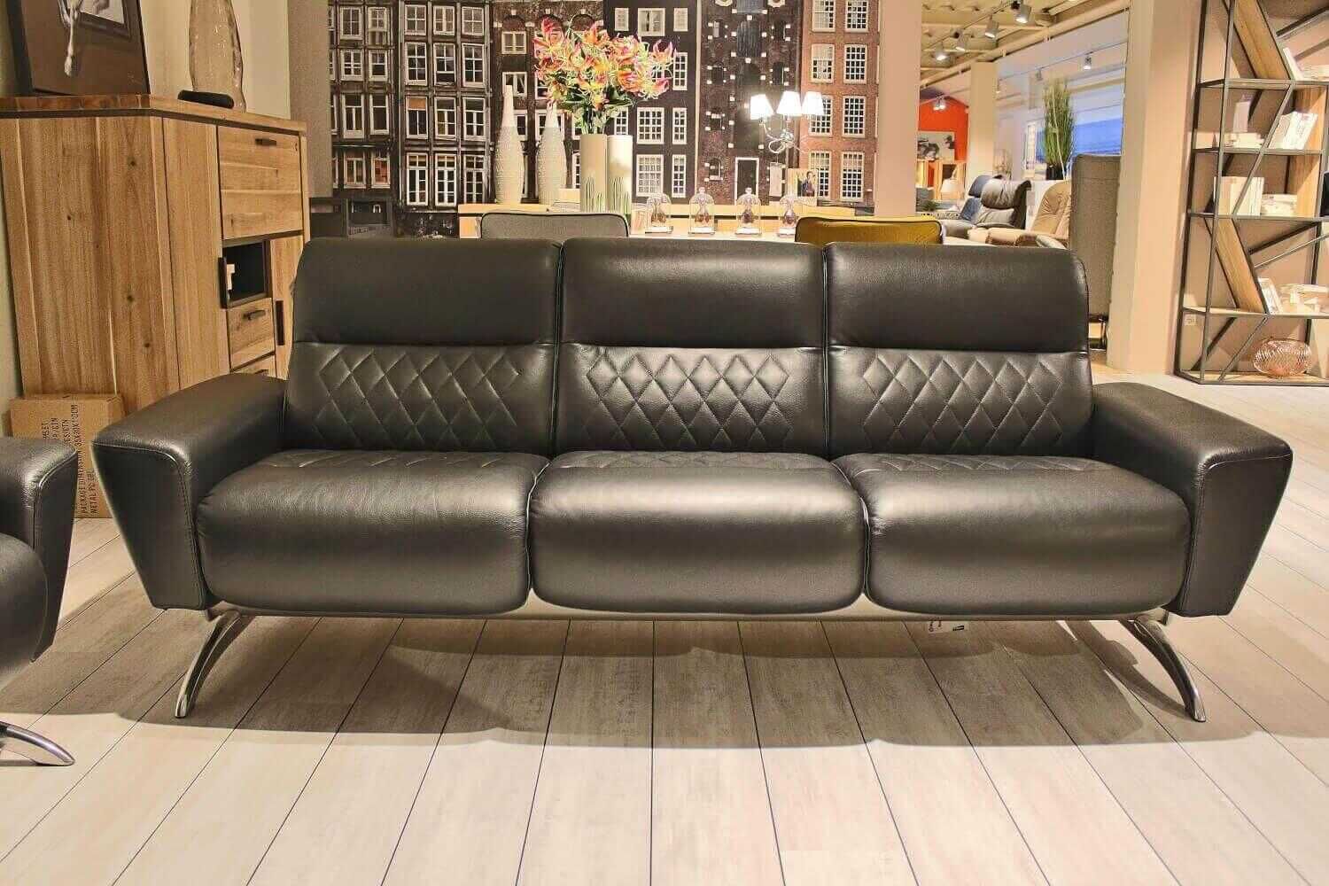 Stressless - Sofa You Michelle Dreisitzer Leder Schwarz - 2