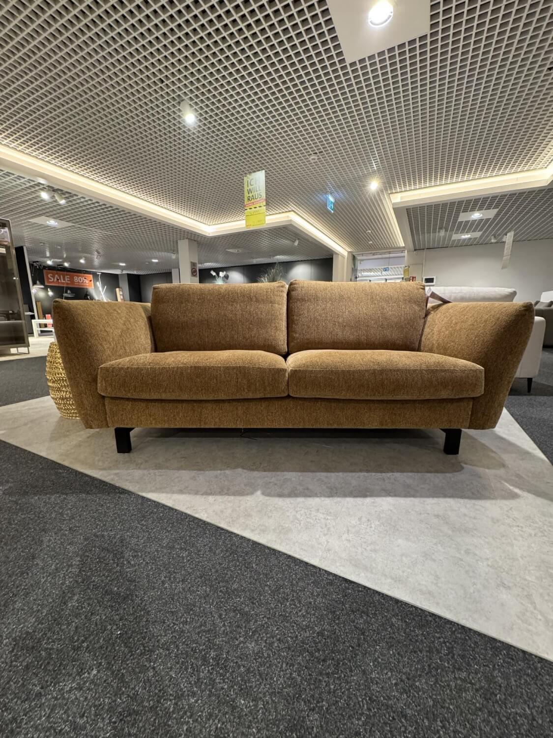 Erpo - Sofa CL 970 26 Stoff 2037 68 Osino Gelb Holzkufe Buche Schwarz - 6
