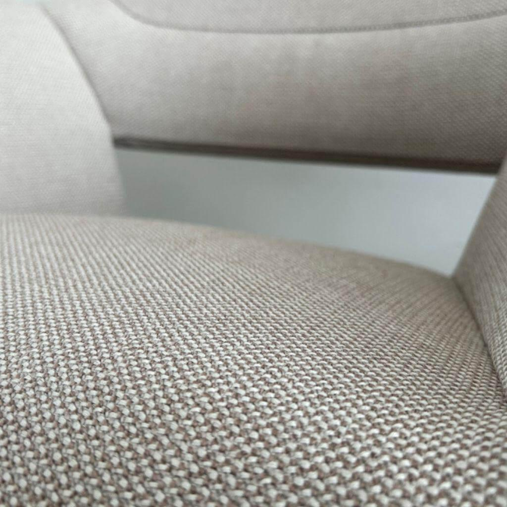 Wilkhahn - Sessel Occo Lounge Stoff Credo 94 Braunbeige Gestell Schwarz Strukturmatt - 3