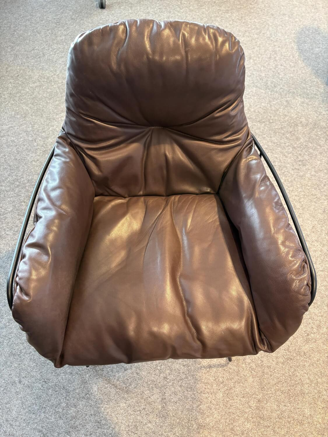 Freifrau - 4er-Set Stuhl Leyasol Armchair High Leder Adora Coffee 95008 Gestell Schwarz - 2