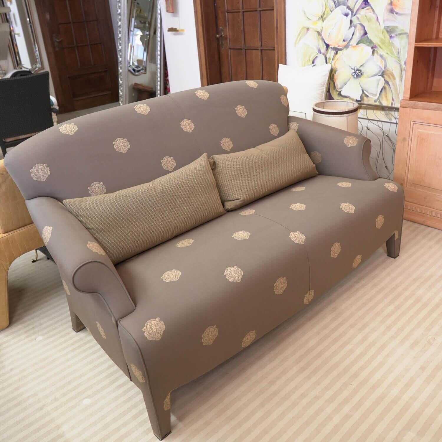 Sofa Allure Stoff Grau Braun