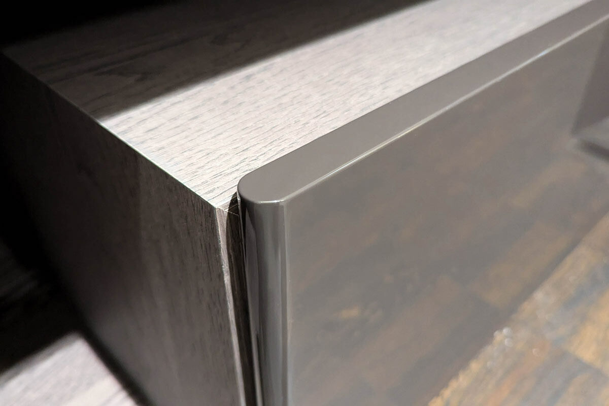 Molteni & C - Nachtkommode 5050 Lack Hochglänzend Mokkafarben Braun Eiche Graphit Grau - 2