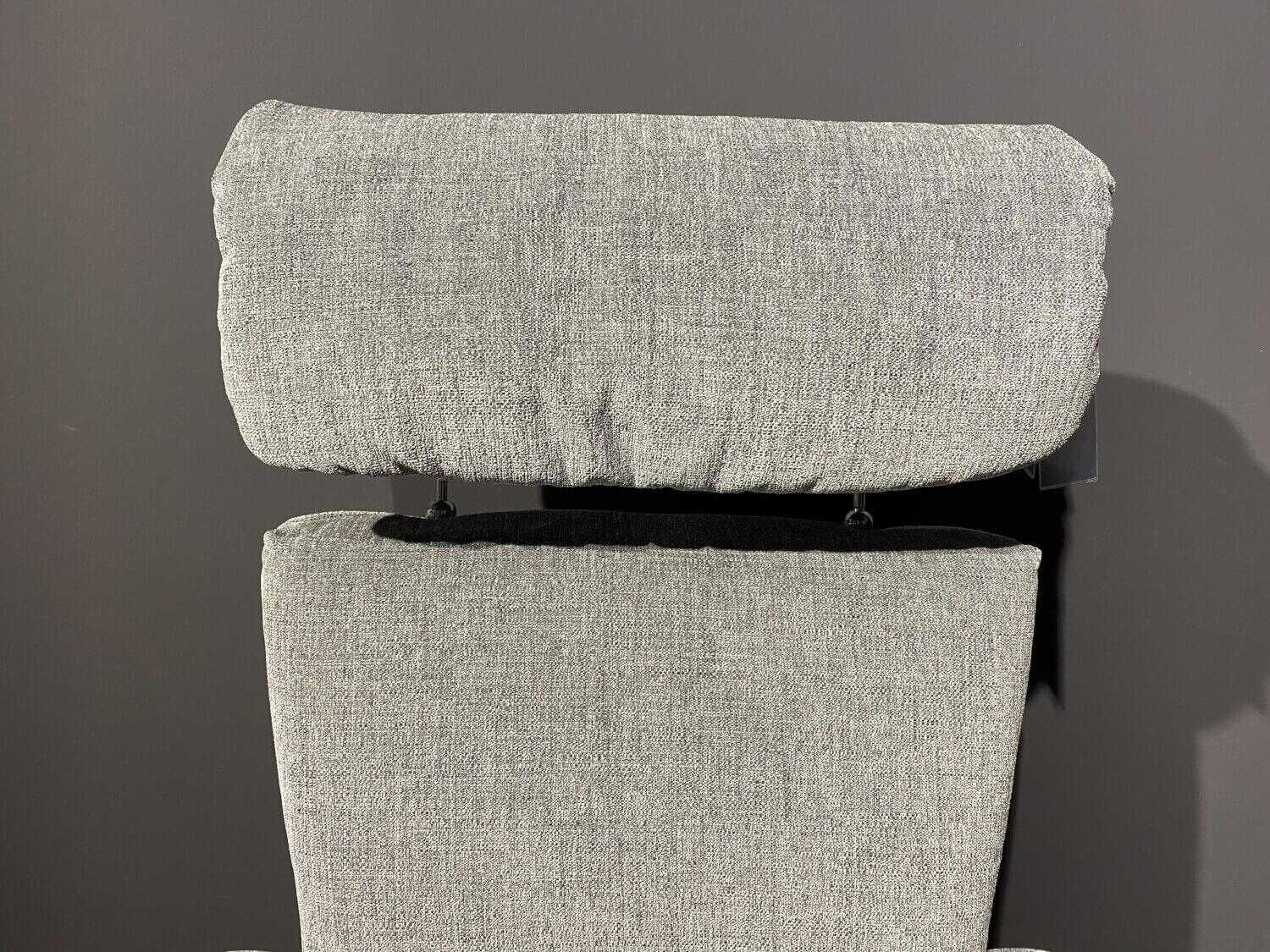 himolla - Sessel 7161 Stoff AquaClean 03 Granit mit elektrischer Verstellung und Herz-Waage-Position - 20