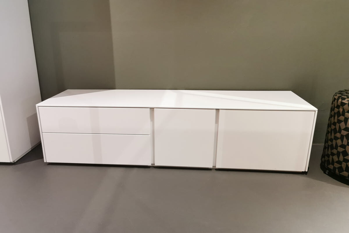 Schönbuch - Bank Stripes MDF Lackiert 0054 Schneeweiß  - 6