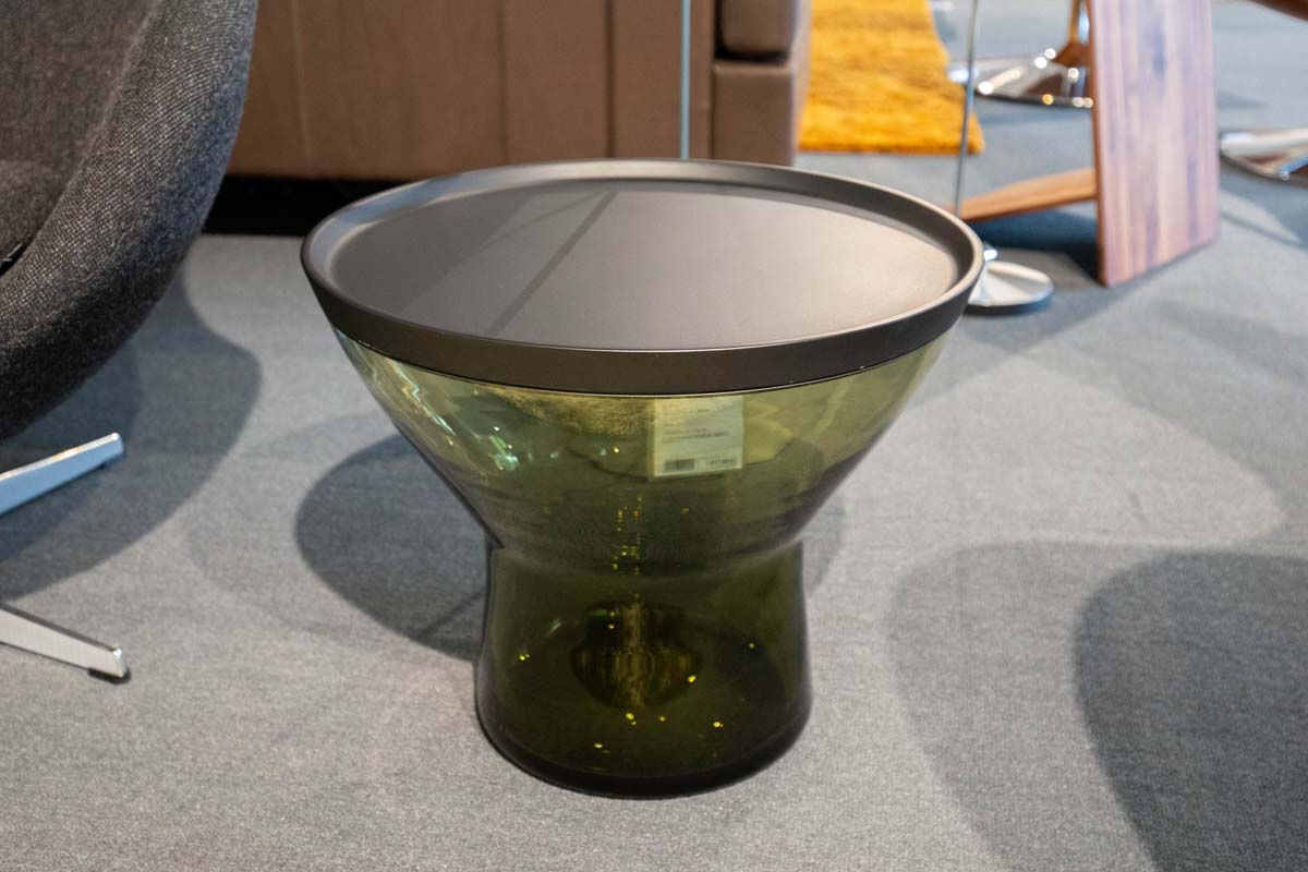 Christine Kröncke - Beistelltisch Noxx Glas Gelb-Grün Softtouch Schwarz - 2