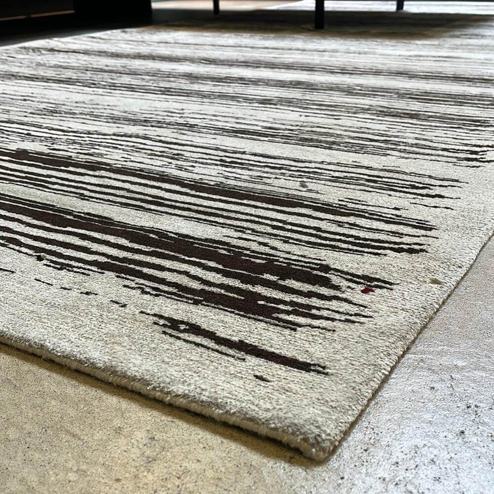 Walter Knoll - Teppich Kuruka Stoff Weiß Schwarz Braun 170x350 - 3