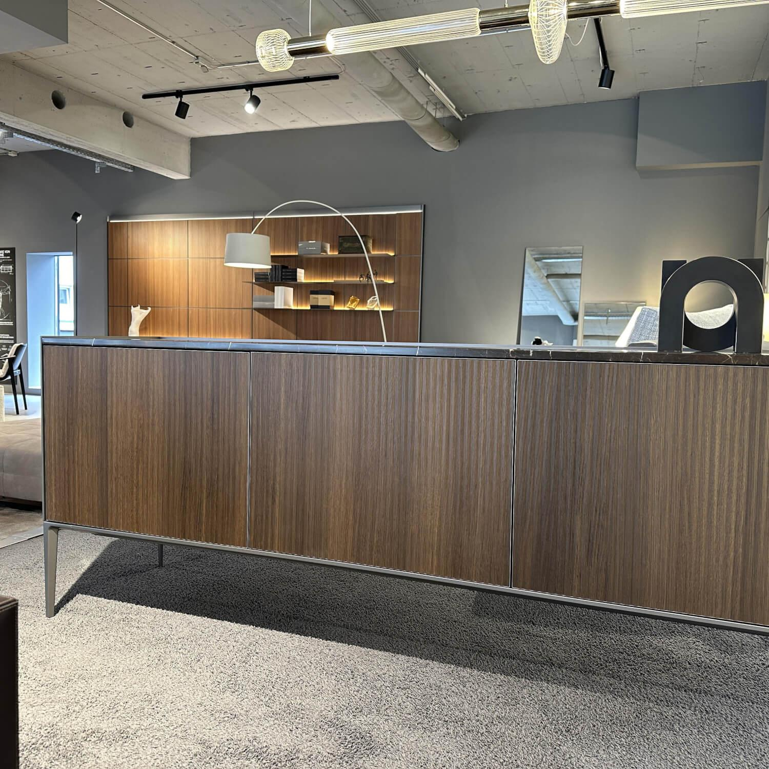 Rimadesio - Sideboard Self Bold Abdeckplatte Mamor Noir Saint Laurent - 6