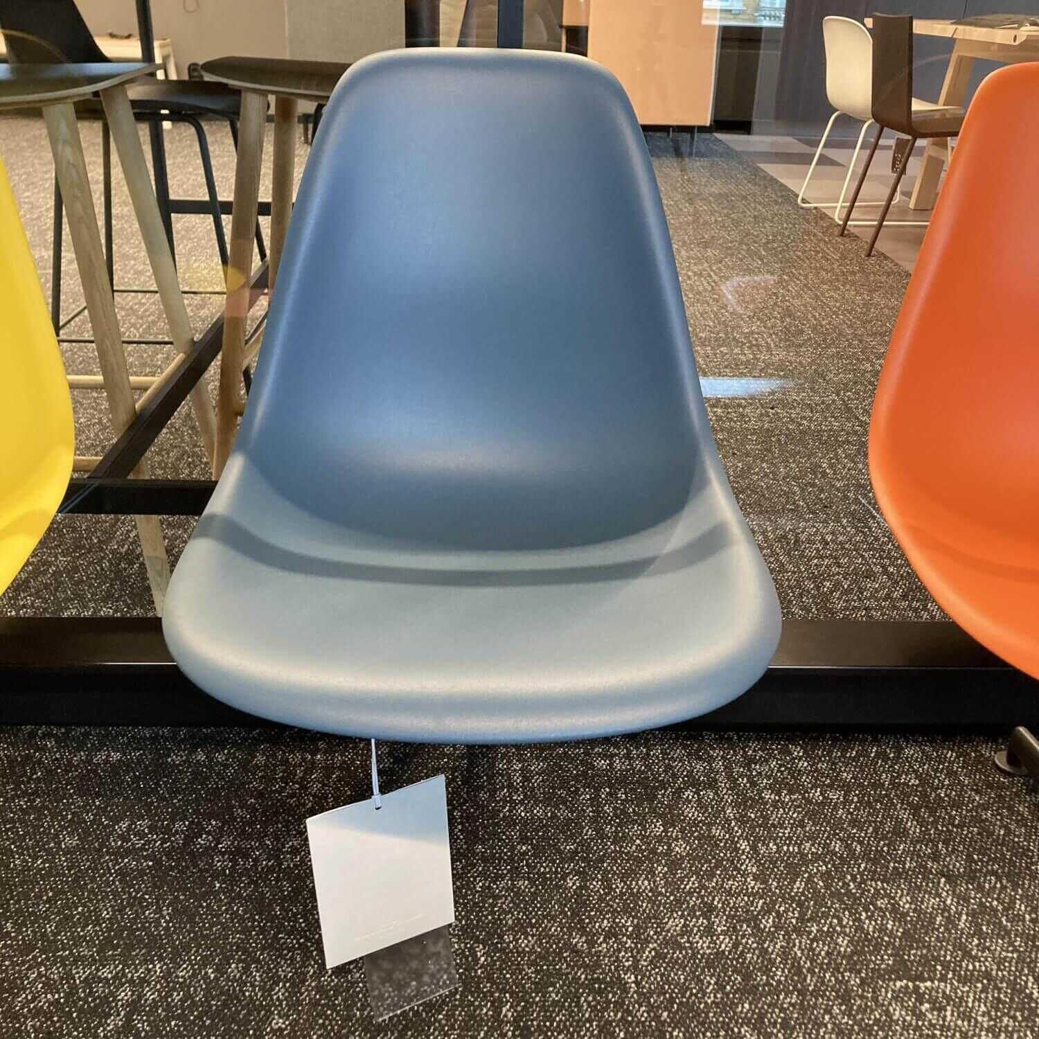 Sitzbank Eames Plastic Sidechair Gelb Blau Orange