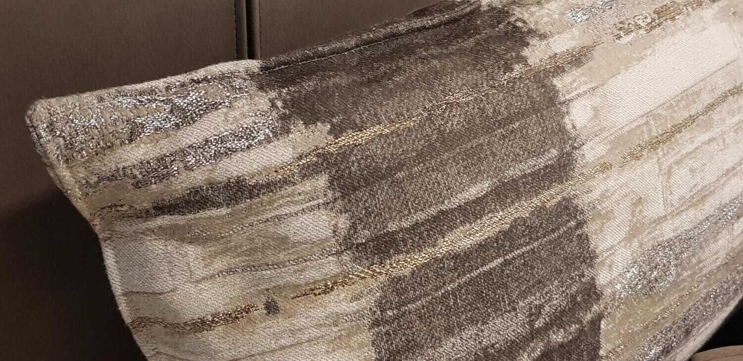 RUF Betten - Polsterbett Composium Stoff Braun mit Matratze, Kissen und Tagesdecke - 5