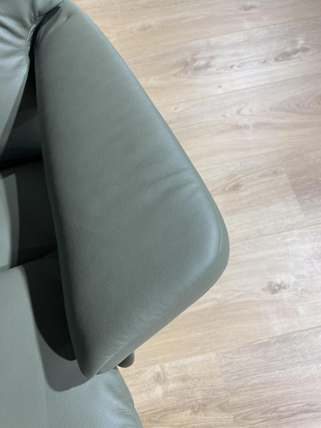 Stressless - Sessel View M Signature Leder Paloma Shadow Green mit Hocker - 3