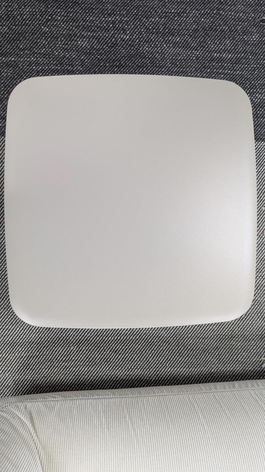 COR - Beistelltisch Jalis Quadratisch Platte MDF Beige Pulverbeschichtet Gestell Metall Beige Lack NCS S4005Y20R Beige - 2