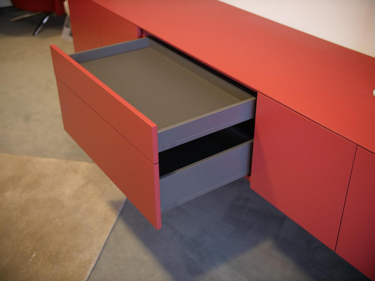 form1 - Sideboard F10 Hängend Lack Matt Magma A35 Mit Push To Open - 7