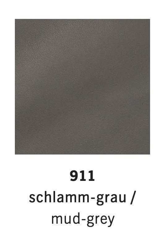 COR - Sofa Conseta Leder Puro 911 Schlamm Grau Braun Metallkufen Schwarzchrom Inklusive 2 Armlehnkissen - 2